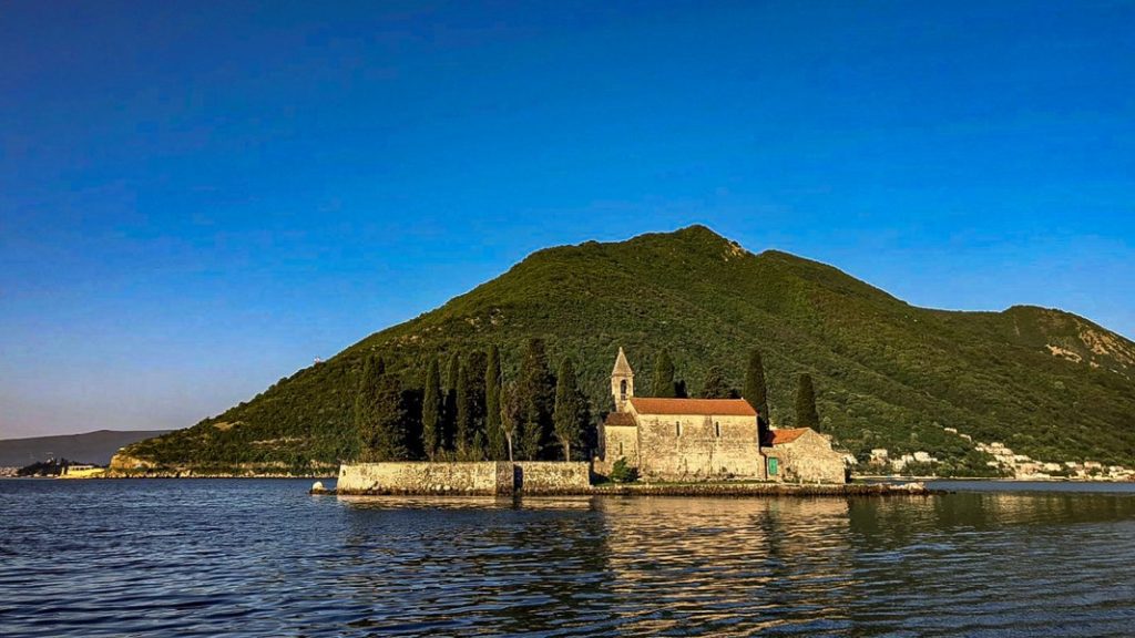 view of St. George early morning