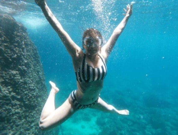 Captain Ivan Kotor Boat Tours Blue Cave underwater shot